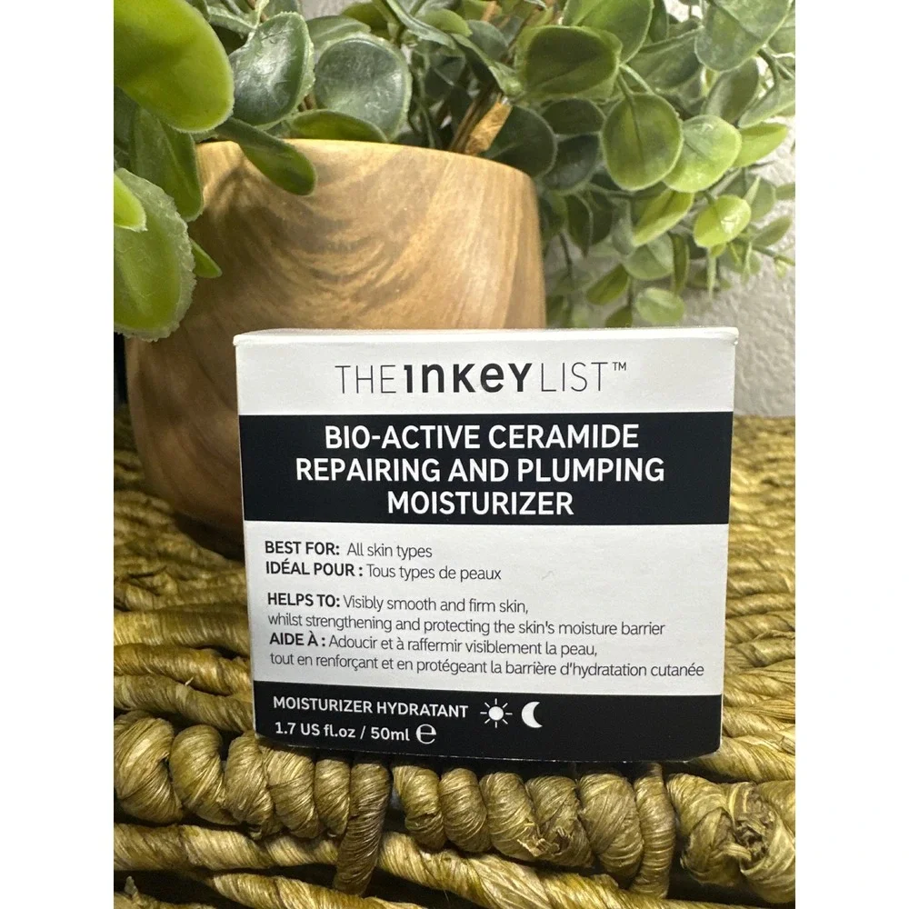 The Inkey List Bio Active Ceramide Repairing and Plumping Moisturizer 1.7 oz New